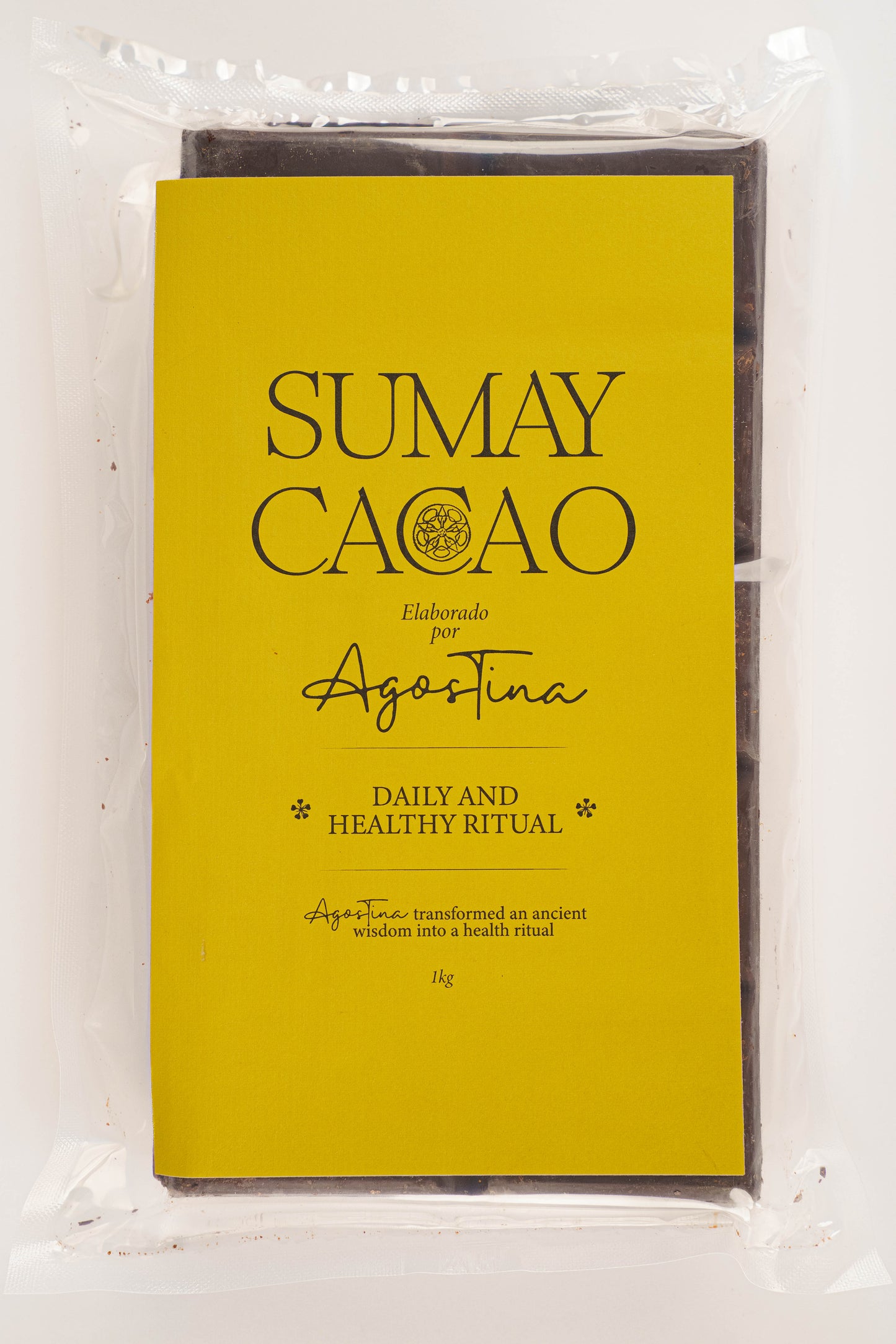 Bloques de cacao – presentación frontal