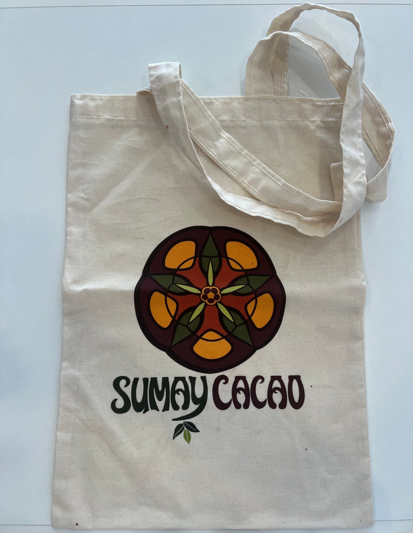 Bolsa de algodón natural con diseño Sumay – vista completa del producto