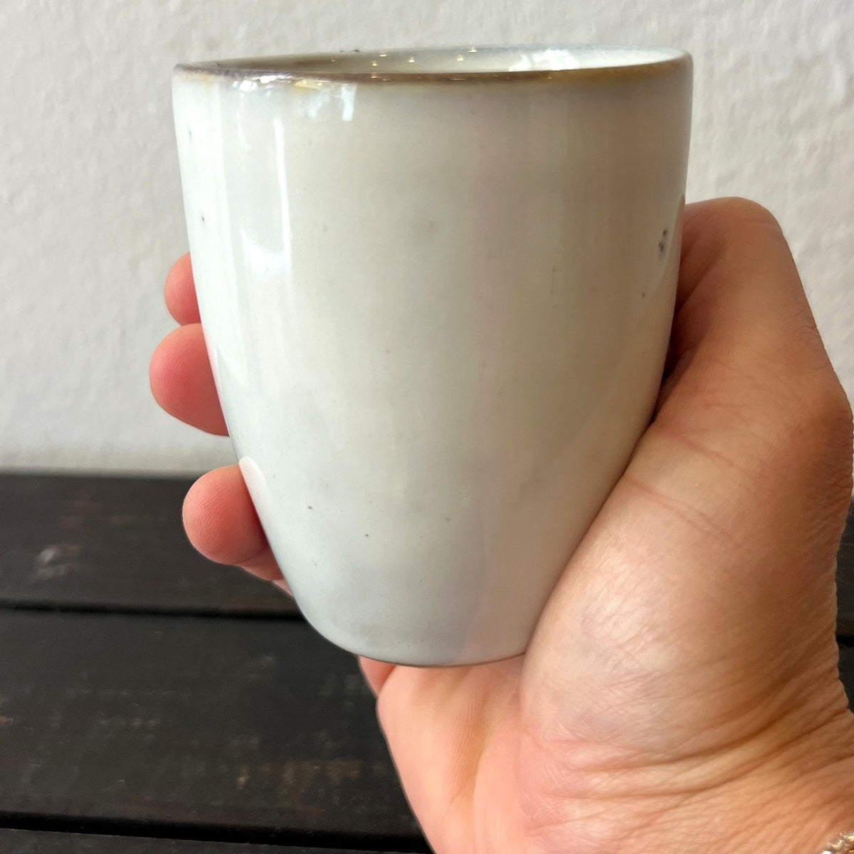 Taza de cerámica Nordic Sand · 120 ml