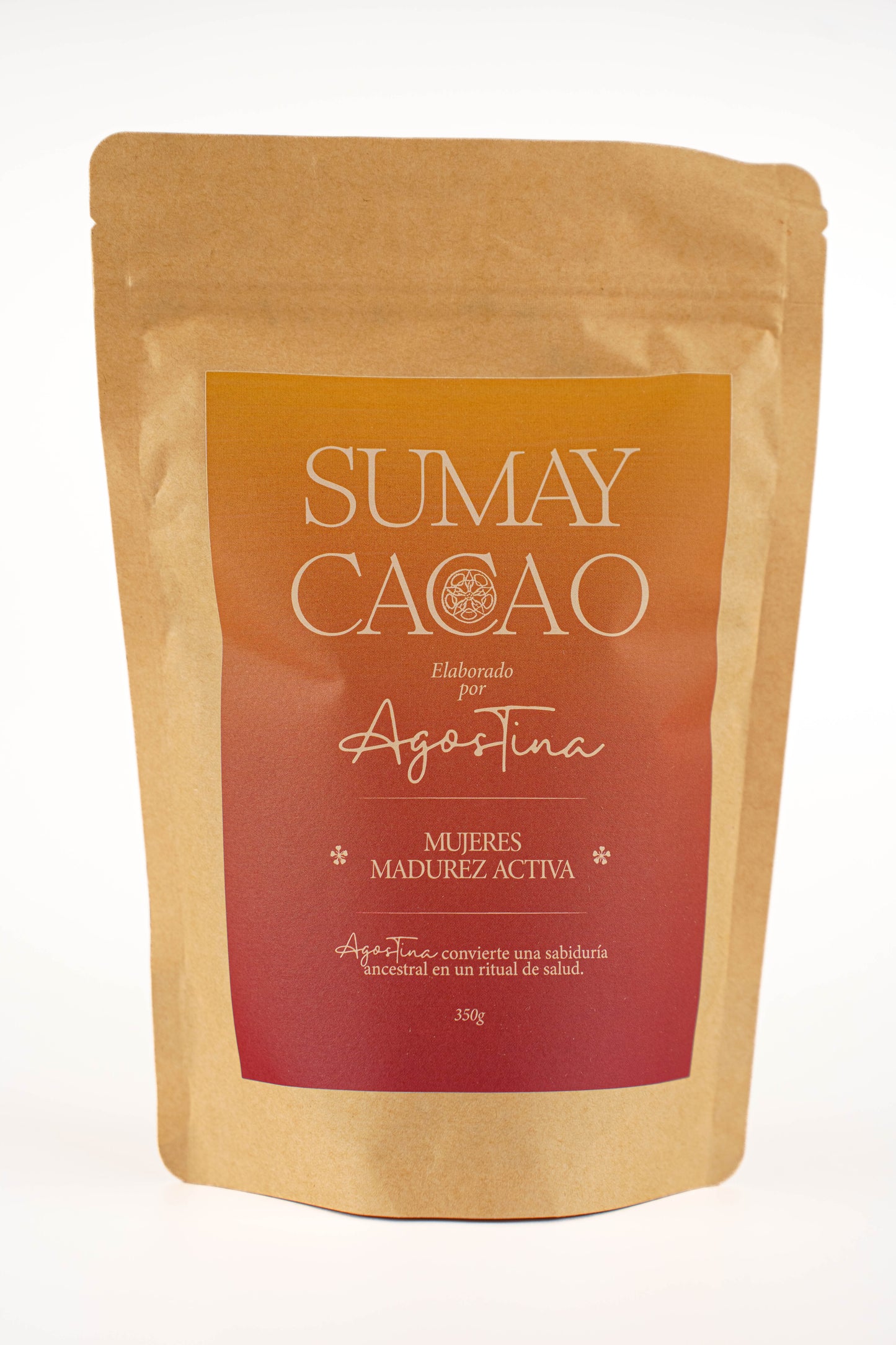 Cacao Ceremonial 100% 350g - Mujeres, Madurez Activa