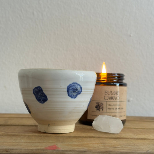 Taza de autor para Sumay Cacao, ideal para cacao ceremonial.
