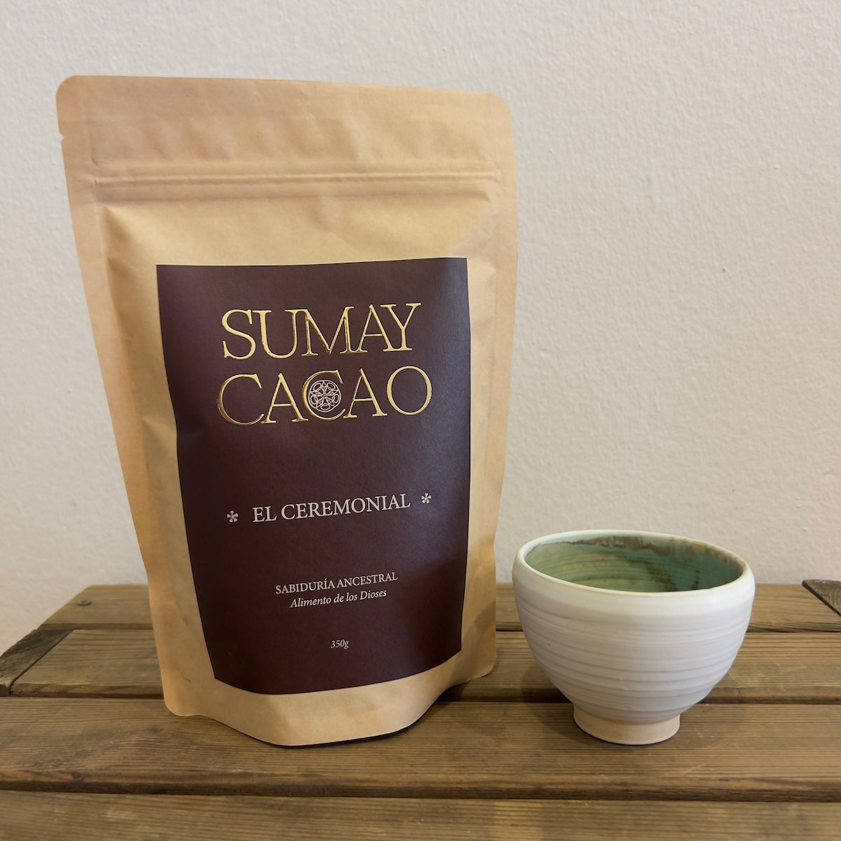 Paquete Sumay Cacao 350g con taza de Isa Boyd