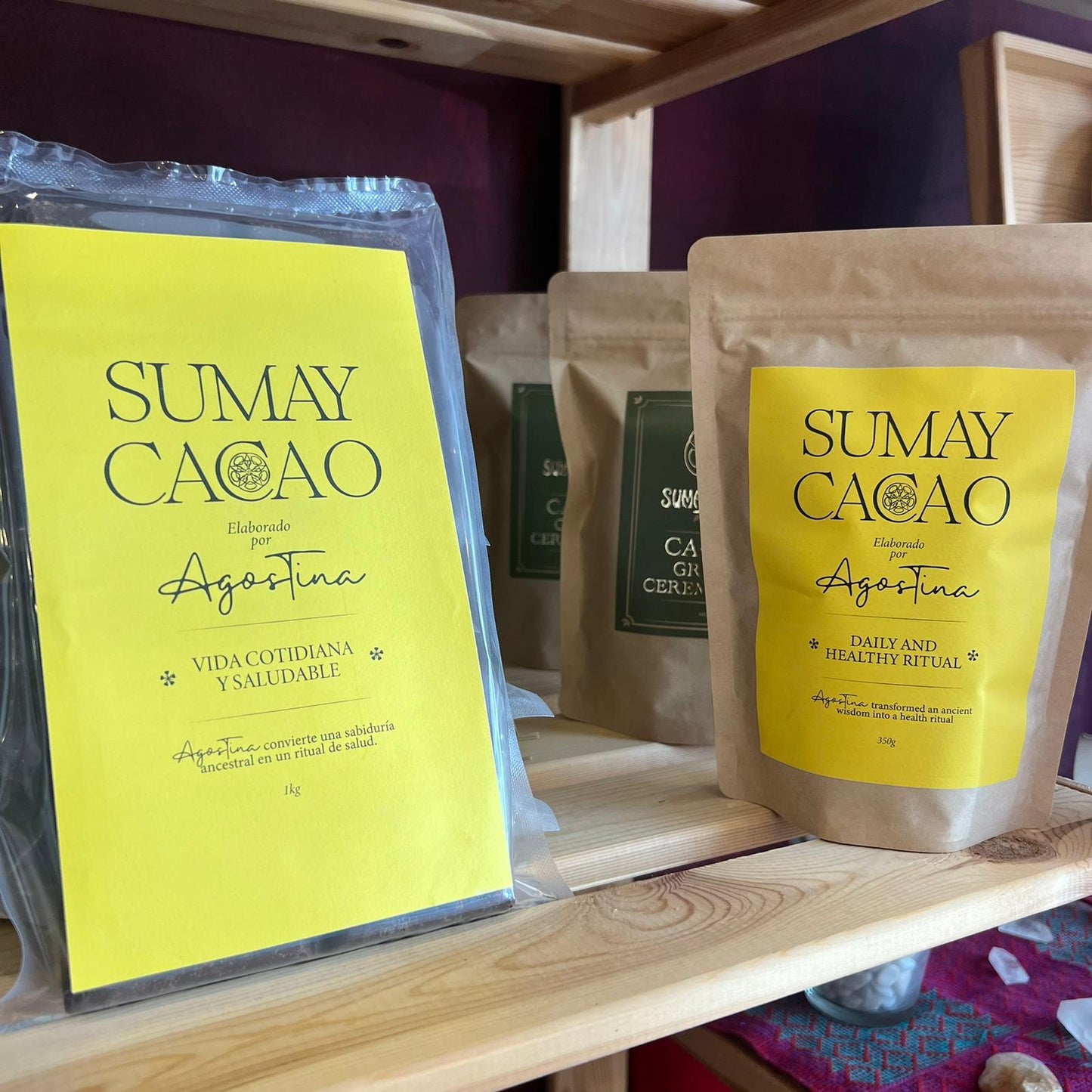 Premium Cacao Paste and Ceremonial Grade Cacao - Pack 2 kilos