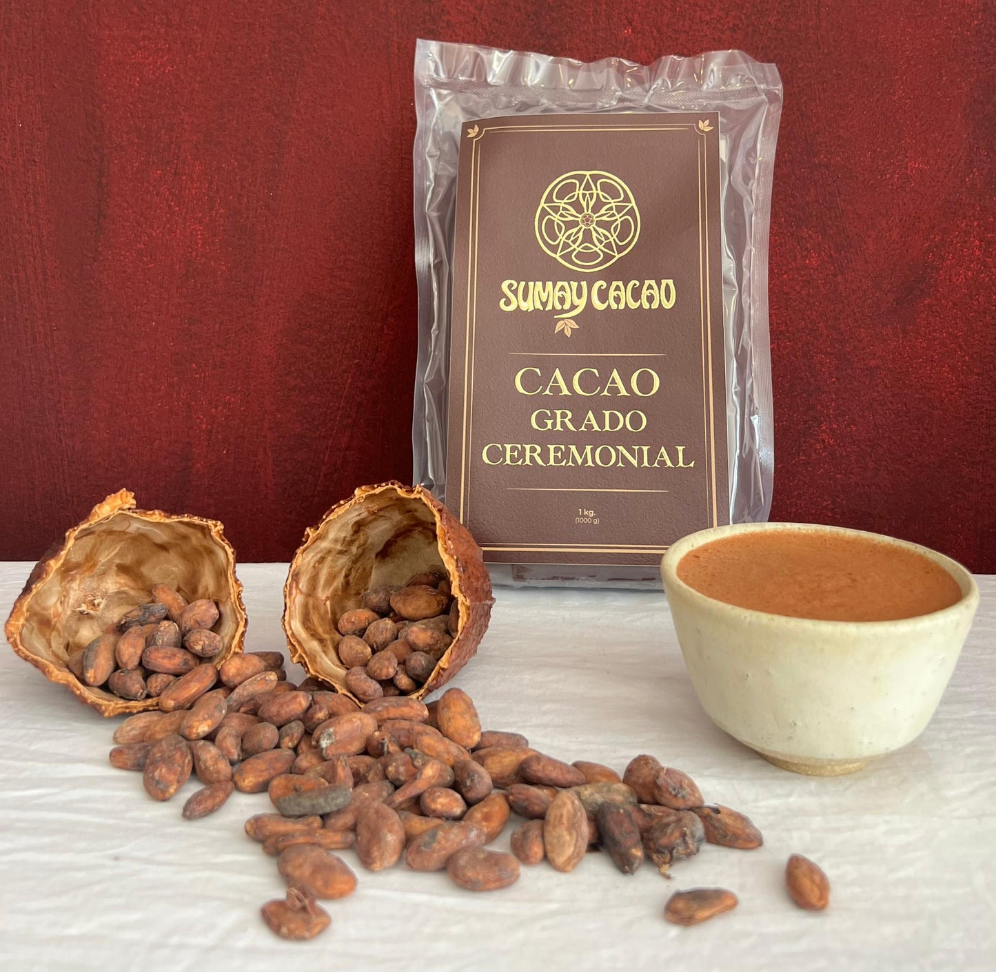 Cacao Ceremonial 100% 1 kg. - Guardianes de la Tierra