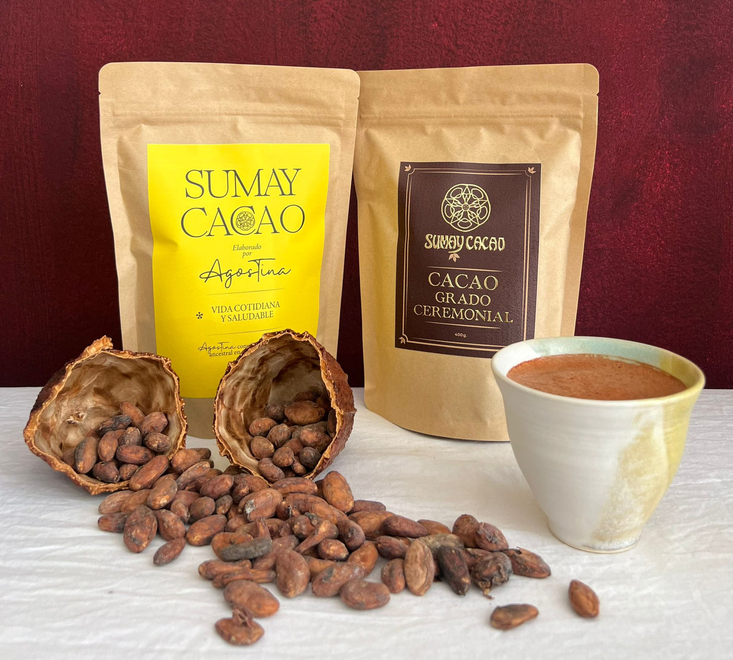 Premium Cacao Paste and Ceremonial Grade Cacao - Pack 700 g